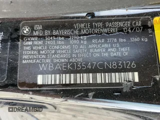 2007 BMW 6 Series 650i with VIN WBAEK13547CN83126, listed as a Copart auction lot 42952175 with 95,944 mi miles and Non Repairable. Bid and sale history available at carsss.com. Image 14.