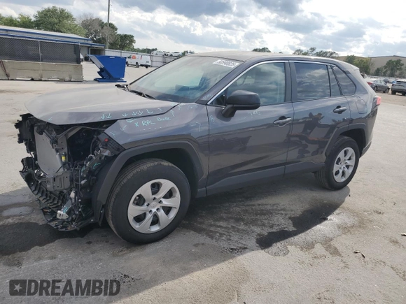 2024 Toyota RAV4 LE with VIN 2T3H1RFV1RC291514, listed as a Copart auction lot 50590825 with 4,868 mi miles and Non Repairable. Bid and sale history available at carsss.com. Image 1.