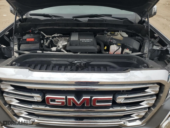 2022 GMC Sierra 1500 Limited SLT with VIN 1GTU9DET8NZ192191, listed as a Copart auction lot 42244485 with 0 mi miles and Salvage Title. Bid and sale history available at carsss.com. Image 12.