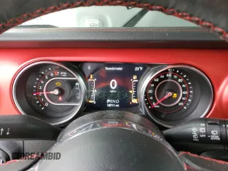 2021 Jeep Wrangler Unlimited Rubicon with VIN 1C4JJXFG3MW863795, listed as a Copart auction lot 86586464 with 18,711 mi miles and Clean Title. Bid and sale history available at carsss.com. Image 9.