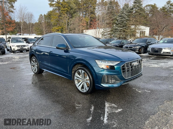 2019 Audi Q8 Prestige with VIN WA1CVAF13KD015103, listed as a Copart auction lot 44077095 with 151,460 mi miles and Clean title. Bid and sale history available at DreamBid. Image 1.
