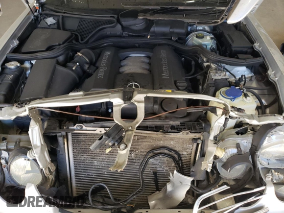 2002 Mercedes-Benz E-Class with VIN WDBJF65J12B499887, listed as a Copart auction lot 48708375 with 194,556 mi miles and Salvage Title. Bid and sale history available at carsss.com. Image 13.