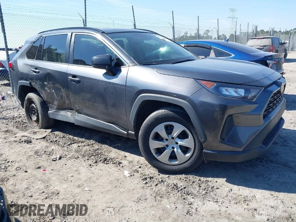 2020 Toyota RAV4 LE with VIN 2T3H1RFV3LC074165, listed as a IAAI auction lot 41679386 with 89,198 mi miles. Bid and sale history available at carsss.com. Image 1.