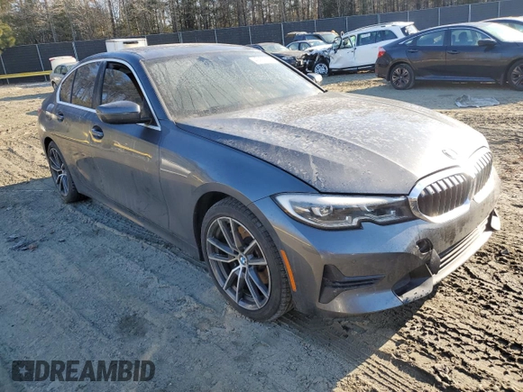 2019 BMW 3 Series 330i with VIN WBA5R1C53KFH14472, listed as a Copart auction lot 42434245 with Not Provided miles and Salvage Title. Bid and sale history available at DreamBid. Image 4.