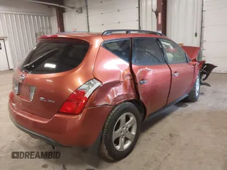2003 Nissan Murano SL with VIN JN8AZ08W23W233886, listed as a IAAI auction lot 42000477 with 49,230 mi miles and . Bid and sale history available at DreamBid. Image 4.