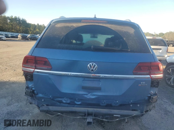 2019 Volkswagen Atlas S with VIN 1V2GR2CA5KC606074, listed as a Copart auction lot 75398024 with 51,694 mi miles and Salvage title. Bid and sale history available at DreamBid. Image 6.