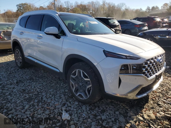 2023 Hyundai Santa Fe Hybrid Limited with VIN 5NMS5DA10PH008540, listed as a Copart auction lot 80548914 with 14,779 mi miles and Salvage Title. Bid and sale history available at carsss.com. Image 4.