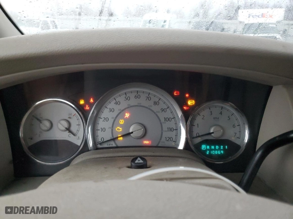 2007 Chrysler Aspen Limited with VIN 1A8HX58P27F524876, listed as a Copart auction lot 89059055 with 210,869 mi miles and Salvage Title. Bid and sale history available at carsss.com. Image 9.