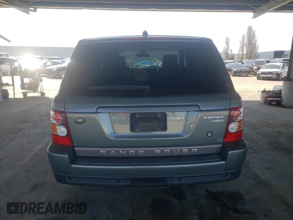 2007 Land Rover Range Rover Sport HSE with VIN SALSK25447A987029, listed as a Copart auction lot 49966745 with 168,320 mi miles and Clean title. Bid and sale history available at DreamBid. Image 6.