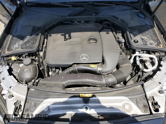 2021 Mercedes-Benz C 300 with VIN W1KWK8DB6MG101030, listed as a Copart auction lot 52044745 with 46,889 mi miles and Salvage title. Bid and sale history available at DreamBid. Image 11.