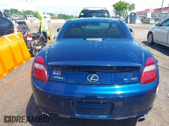 2006 Lexus SC 430 z VIN JTHFN48Y169004252, wystawiony jako IAAI lot #42293713 z przebiegiem 152 629 mil mil oraz . Historia ofert i sprzedaży dostępna na DreamBid. Obrazek 16.