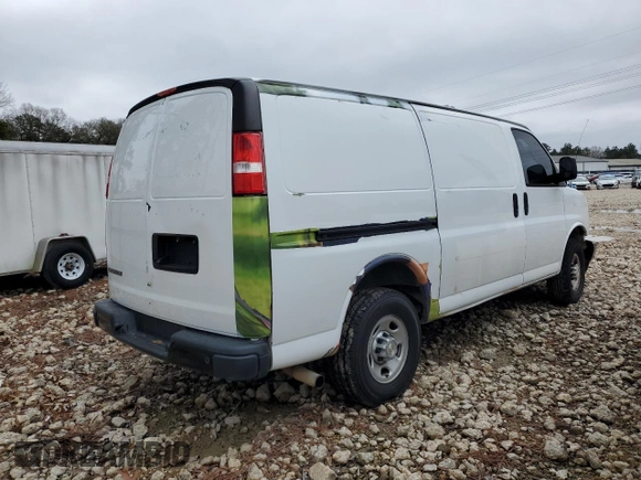 2020 Chevrolet Express Cargo Van with VIN 1GCWGAFG3L1265011, listed as a Copart auction lot 88494125 with 101,407 mi miles and Clean Title. Bid and sale history available at carsss.com. Image 3.
