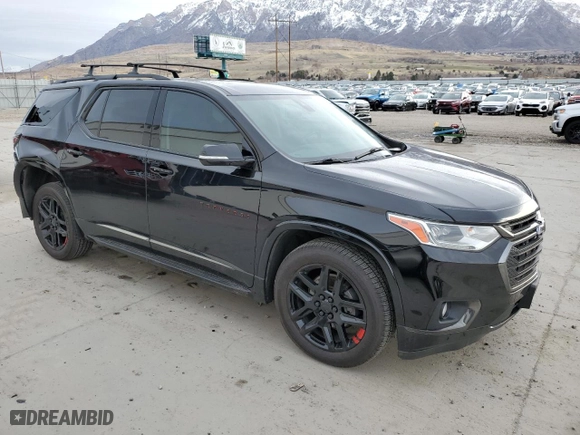 2019 Chevrolet Traverse Premier with VIN 1GNEVKKW7KJ258024, listed as a Copart auction lot 49354375 with 113,850 mi miles and Salvage Title. Bid and sale history available at carsss.com. Image 4.