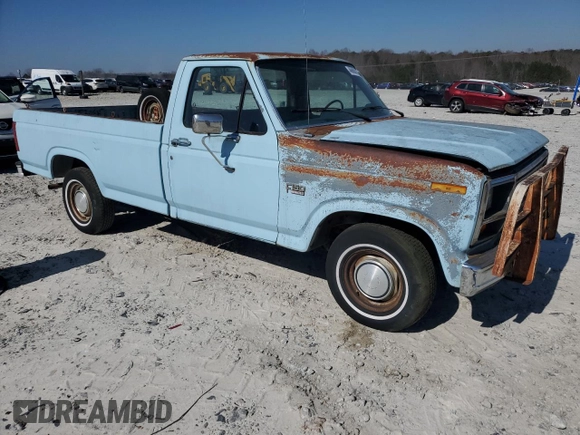 1986 Ford F-150 with VIN 1FTDF15Y1GKB91740, listed as a Copart auction lot 46900315 with 384 mi miles and Clean Title. Bid and sale history available at carsss.com. Image 4.