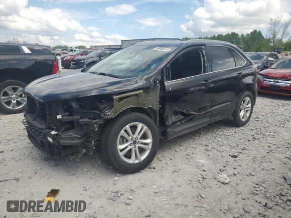 2020 Ford Edge SEL z VIN 2FMPK4J95LBB04706, wystawiony jako Copart lot #56948215 z przebiegiem 69 376 mil mil oraz Czysty tytuł • Clean title. Historia ofert i sprzedaży dostępna na DreamBid. Obrazek 1.