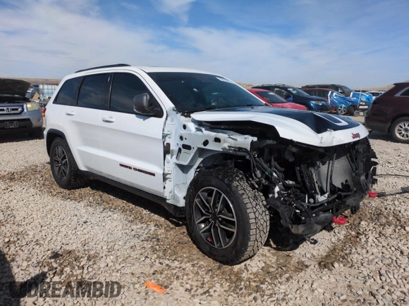 2021 Jeep Grand Cherokee Trailhawk with VIN 1C4RJFLG4MC703945, listed as a Copart auction lot 50703085 with 57,109 mi miles and Salvage Title. Bid and sale history available at carsss.com. Image 4.