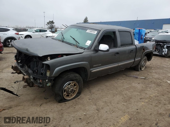 2002 GMC Sierra 1500HD SLE z VIN 1GTGK13U62F187192, wystawiony jako Copart lot #41468345 z przebiegiem Nie podano mil oraz Czysty tytuł • Clean title. Historia ofert i sprzedaży dostępna na DreamBid. Obrazek 1.