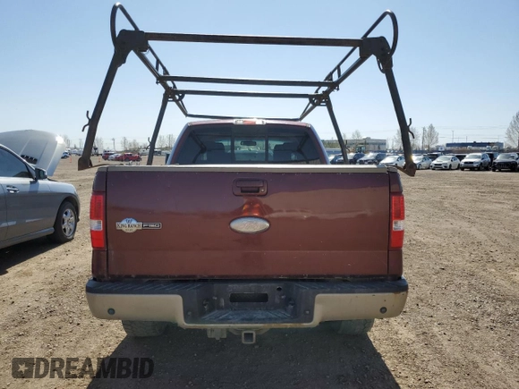 2007 Ford F-150 XLT with VIN 1FTPW14V57KD40042, listed as a Copart auction lot 55787425 with 310,652 mi miles and Clean Title. Bid and sale history available at DreamBid. Image 6.