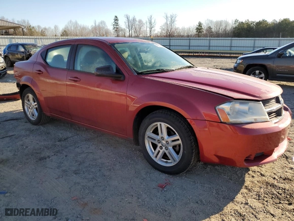 2008 Dodge Avenger SXT with VIN 1B3LC56R88N222955, listed as a Copart auction lot 48316285 with 153,148 mi miles and Salvage Title. Bid and sale history available at carsss.com. Image 4.