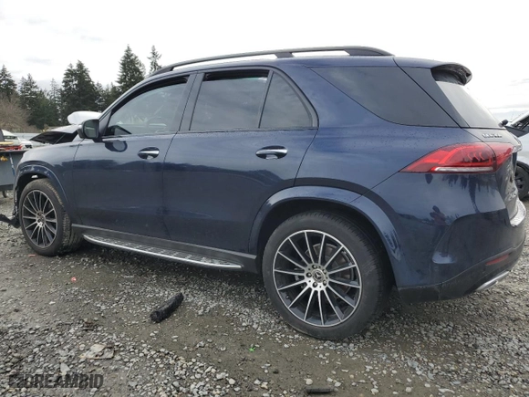 2021 Mercedes-Benz GLE with VIN 4JGFB4KB8MA378508, listed as a Copart auction lot 45896325 with 46,441 mi miles and Salvage Title. Bid and sale history available at carsss.com. Image 2.