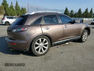 2006 Infiniti FX with VIN JNRAS08U26X102471, listed as a Copart auction lot 74024984 with 191,838 mi miles and Salvage Title. Bid and sale history available at DreamBid. Image 3.