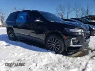 2024 Chevrolet Traverse with VIN 1GNETYKW8RJ128773, listed as a Copart auction lot 46603775 with 17,388 mi miles and Salvage title. Bid and sale history available at DreamBid. Image 4.