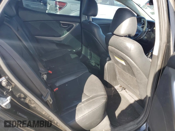 2013 Hyundai Elantra GLS with VIN 5NPDH4AE5DH335890, listed as a Copart auction lot 49496005 with 179,897 mi miles and Salvage title. Bid and sale history available at DreamBid. Image 10.
