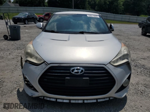 2014 Hyundai Veloster Turbo with VIN KMHTC6AE4EU182833, listed as a Copart auction lot 58911035 with 162,752 mi miles and Salvage title. Bid and sale history available at DreamBid. Image 5.