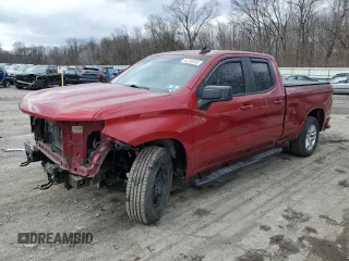 2021 Chevrolet Silverado 1500 LT with VIN 1GCRYDED5MZ139626, listed as a Copart auction lot 44760205 with 79,477 mi miles and Salvage Title. Bid and sale history available at DreamBid. Image 1.