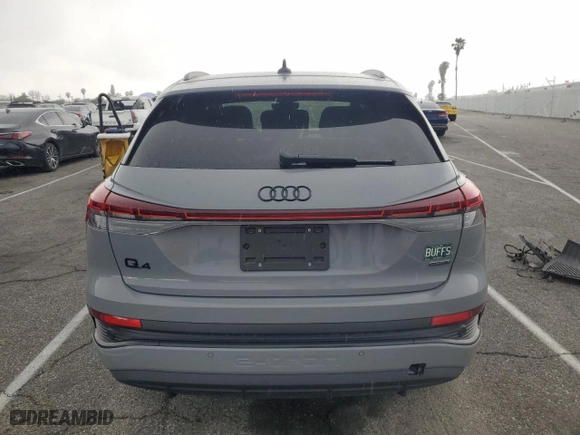 2024 Audi Q4 e-tron Premium Plus with VIN WA1L2BFZ1RP031846, listed as a Copart auction lot 49340235 with 957 mi miles and Clean Title. Bid and sale history available at carsss.com. Image 6.