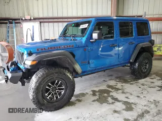 2024 Jeep Wrangler Rubicon X with VIN 1C4RJXFG4RW129645, listed as a Copart auction lot 65984784 with 6,270 mi miles and Salvage title. Bid and sale history available at DreamBid. Image 1.