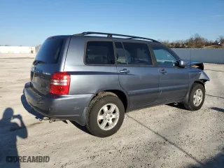 2002 Toyota Highlander with VIN JTEGF21A320055041, listed as a Copart auction lot 47198305 with 193,648 mi miles and Salvage Title. Bid and sale history available at carsss.com. Image 3.