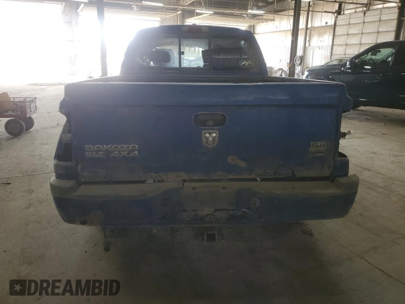 2007 Dodge Dakota SLT with VIN 1D7HW48P37S228475, listed as a Copart auction lot 73097054 with 188,615 mi miles and Salvage Title. Bid and sale history available at carsss.com. Image 6.