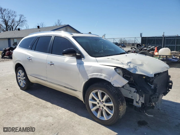 2014 Buick Enclave Premium with VIN 5GAKRCKD2EJ186000, listed as a Copart auction lot 46842085 with 106,639 mi miles and Salvage Title. Bid and sale history available at carsss.com. Image 4.