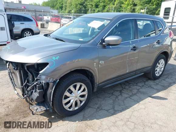 2017 Nissan Rogue SV with VIN KNMAT2MV1HP527951, listed as a IAAI auction lot 42493723 with 100,461 mi miles and . Bid and sale history available at DreamBid. Image 22.