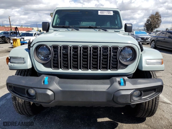 2024 Jeep Wrangler 4xe Sport S with VIN 1C4RJXN65RW116573, listed as a Copart auction lot 48811705 with 18,984 mi miles and Salvage Title. Bid and sale history available at carsss.com. Image 5.