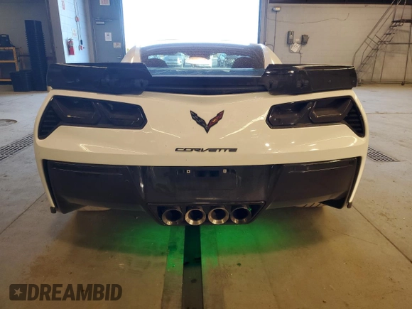 2015 Chevrolet Corvette Z51 3LT with VIN 1G1YM2D76F5121243, listed as a Copart auction lot 77262174 with 47,397 mi miles and Salvage title. Bid and sale history available at DreamBid. Image 6.