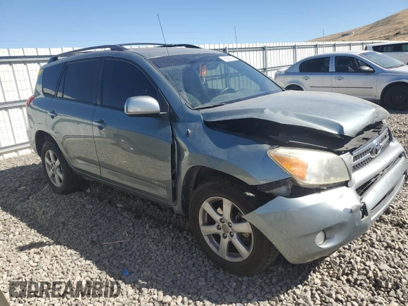 2007 Toyota RAV4 Limited with VIN JTMBK31V376021723, listed as a Copart auction lot 68098214 with 85,133 mi miles and Salvage Title. Bid and sale history available at carsss.com. Image 4.