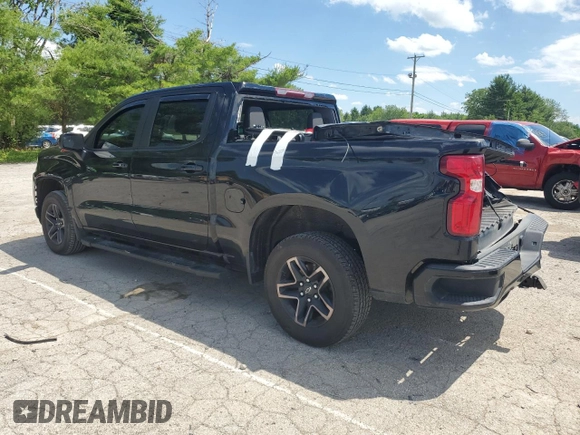 2021 Chevrolet Silverado 1500 RST with VIN 3GCUYEED8MG215050, listed as a Copart auction lot 58161824 with 86,409 mi miles and Salvage Title. Bid and sale history available at DreamBid. Image 2.