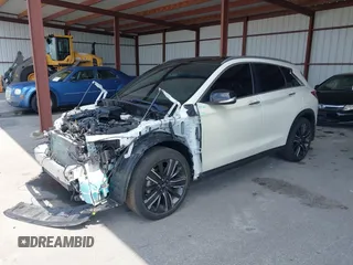 2021 Infiniti QX50 Luxe with VIN 3PCAJ5BA2MF112939, listed as a IAAI auction lot 42191494 with 25,076 mi miles and . Bid and sale history available at DreamBid. Image 19.