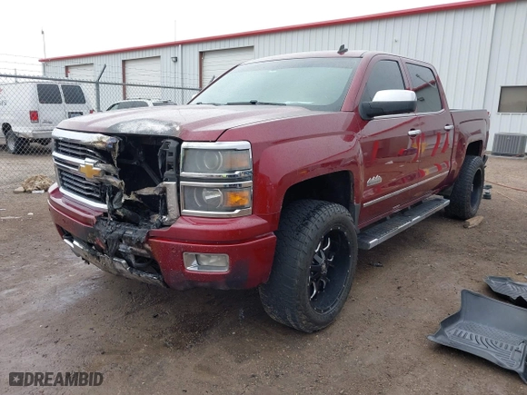 2014 Chevrolet Silverado 1500 High Country with VIN 3GCUKTEC7EG412306, listed as a IAAI auction lot 41721027 with 256,888 mi miles. Bid and sale history available at carsss.com. Image 2.