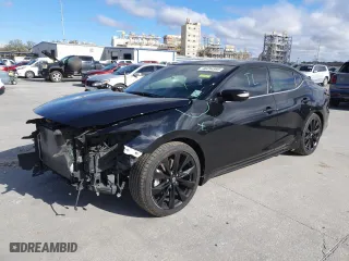 2023 Nissan Maxima SR with VIN 1N4AA6EV4PC501352, listed as a Copart auction lot 48294995 with 66,266 mi miles and Salvage Title. Bid and sale history available at carsss.com. Image 1.