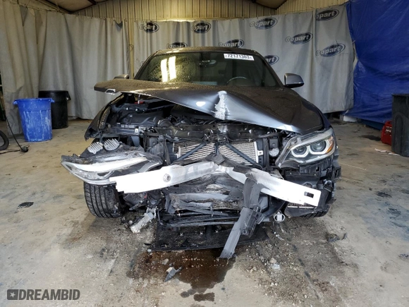 2017 BMW 2 Series M240i with VIN WBA2G1C36HV639057, listed as a Copart auction lot 72171303 with 70,708 mi miles. Bid and sale history available at carsss.com. Image 5.