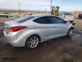 2013 Hyundai Elantra GLS PZEV with VIN KMHDH4AE6DU546484, listed as a Copart auction lot 86508924 with 135,475 mi miles and Salvage Title. Bid and sale history available at carsss.com. Image 3.