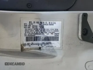1998 Ford Contour с VIN 1FAFP68G1WK182658, выставлен на аукционе Copart как лот 74499894 с пробегом 76 717 миль миль и Списание • Salvage title. История ставок и продаж доступна на DreamBid. Изображение 12.
