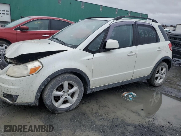 2009 Suzuki SX4 Man AWD with VIN JS2YB413896205143, listed as a Copart auction lot 48489255 with 127,403 mi miles and Salvage Title. Bid and sale history available at carsss.com. Image 1.