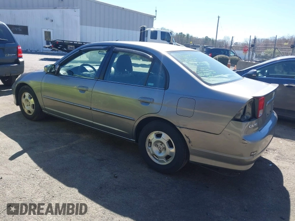 2004 Honda Civic with VIN JHMES966X4S021432, listed as a IAAI auction lot 41863664 with 213,261 mi miles. Bid and sale history available at carsss.com. Image 3.