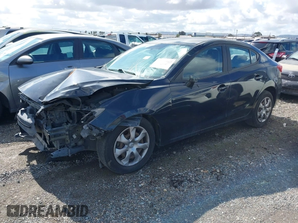 2016 Mazda 3 i Sport with VIN JM1BM1T77G1317385, listed as a IAAI auction lot 38893587 with 115,103 mi miles and . Bid and sale history available at DreamBid. Image 2.