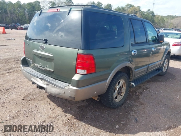 2003 Ford Expedition Eddie Bauer with VIN 1FMEU17LX3LA04393, listed as a IAAI auction lot 41833981 with 1 mi miles. Bid and sale history available at carsss.com. Image 4.