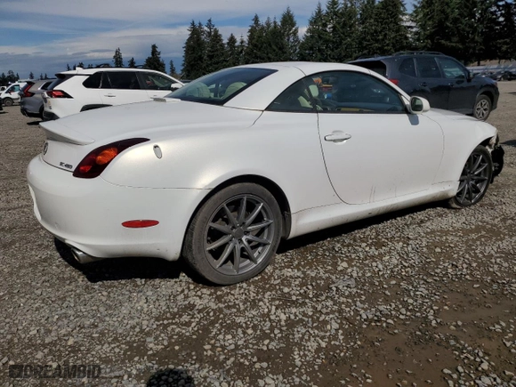 2004 Lexus SC 430 with VIN JTHFN48Y040049510, listed as a Copart auction lot 50334295 with 73,258 mi miles and Salvage Title. Bid and sale history available at carsss.com. Image 3.
